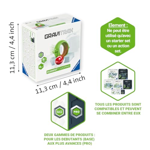 Circuit à billes GRAVITRAX : Elément looping Ravensburger Jeux France - vue 8