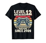 Level 12 Unlocked Awesome 2009 Video Game 12th Birthday Gift T-Shirt