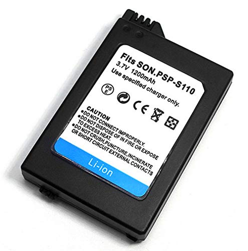 image for TFSeven 1 Pack PSP Battery S110 1200 mAh Replacement Slim Batteries fo