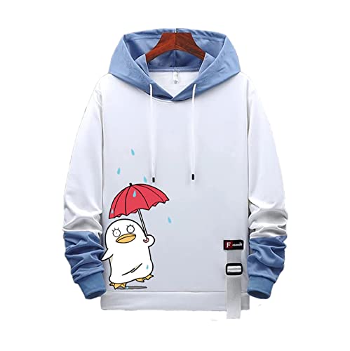 銀魂　エリザベス　スウェット メンズ　長袖　シャツ　フード付き　トップス カジュアル　オシャレ　プルオーバー　スポーツ　上着　春秋　トレーナー　アウトドア着　おおきいサイズ　かっこいい　おもしろ　ゆったり　高校生　プレゼント