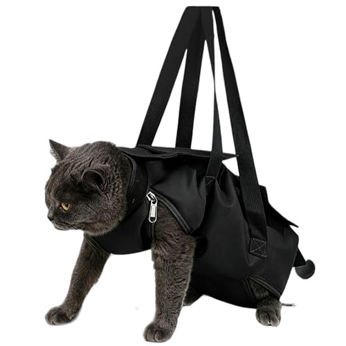 Sac de toilettage pour chat anti-rayures : nettoyez ses dents sans stress