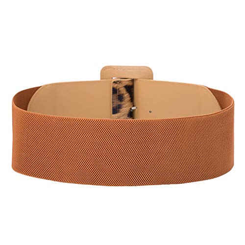 Grace Karin Women 50S Elastic Stretchy Retro Wide Waist Cinch Belt Leopard M #TOP1