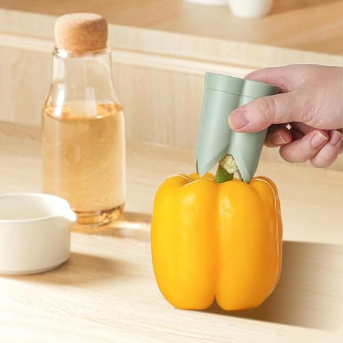 Siopob Ferramenta Jalapeno Corer, Pepper Corer - Ferramenta de corte e remoção de sementes de piment