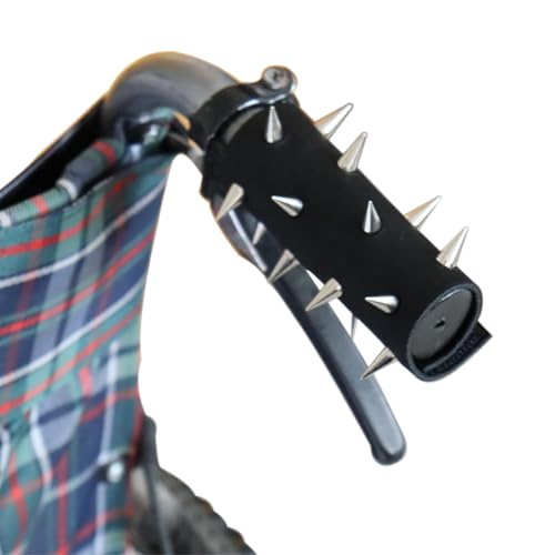 1 Pair Wheelchair Handle Spikes Anti-Grab Wheelchair Handle Covers Spike for Personal Safety Enhanced Control and Independence
