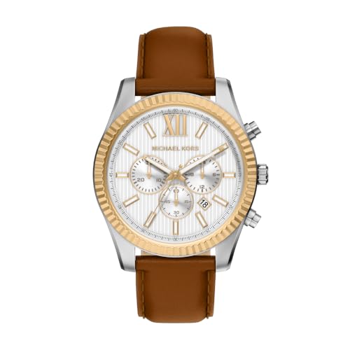 Michael Kors Reloj Lexington para Hombre, movimiento cronógrafo de cuarzo de 45 mm Con Correa de Acero inoxidable – Ansicht 1