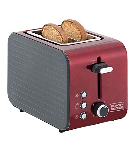 BLACK+DECKER Tostador Metálico T850V-BR