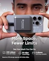 Transcened ESD420 4TB USB 20Gbps, Type C, Magsafe, Eisengrau, bis zu 2,000 MB/s, Externe SSD | Robust & Sicher | Ideal für professionelle Datensicherung – Ansicht 7