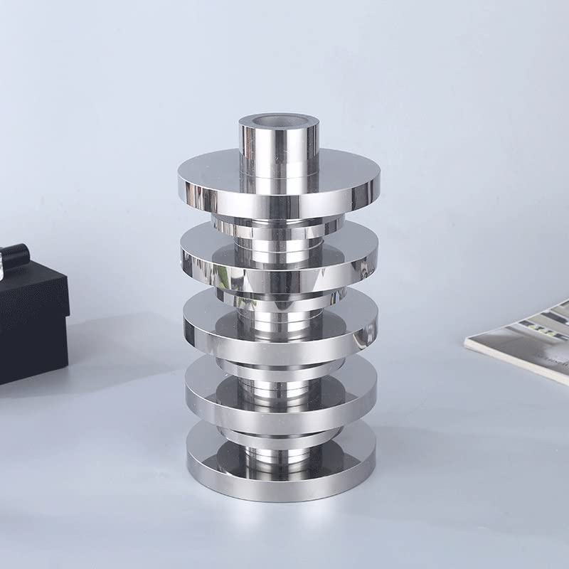 Vase en cristal au style minimaliste unique et forme en spirale - 4