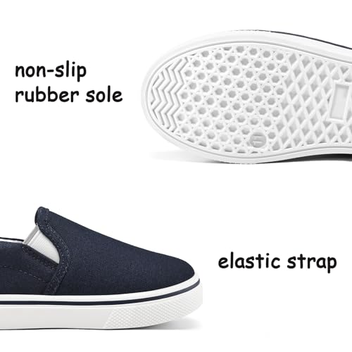 Image of K KomForme Toddler Sneakers for Girls Boys Slip On Canvas Walking Shoes | Lightweight, Comfortable