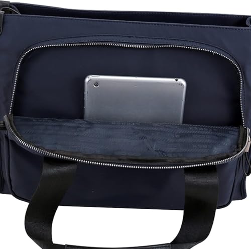 Men’s Business Briefcase, Waterproof Leather Crossbody Messenger Bag with Adjustable Shoulder Strap3