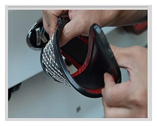 Juego De 2 Puntas De Silenciador De Escape Para Coche, Accesorio De Goma ABS, Pegatinas De Tubo De Escape Doble Y Simulador De Sonido. Tubo Escape Punta(‎A)