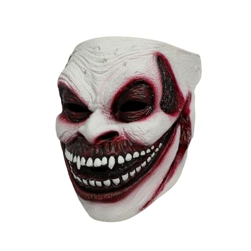 SINSEN The Fiend Bray Wyatt Mask Scary Demon Face Mask with Elastic Band Realistic Halloween Cosplay Costume Props for Adults