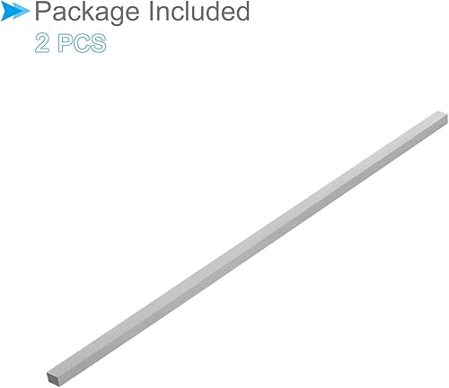 Miniatura 6 de Broca de herramienta cuadrada, 0.197 in x 0.197 in x 7.874 in, herramienta de torneado de acero de alta velocidad 4241 Molino de cortador de moscas