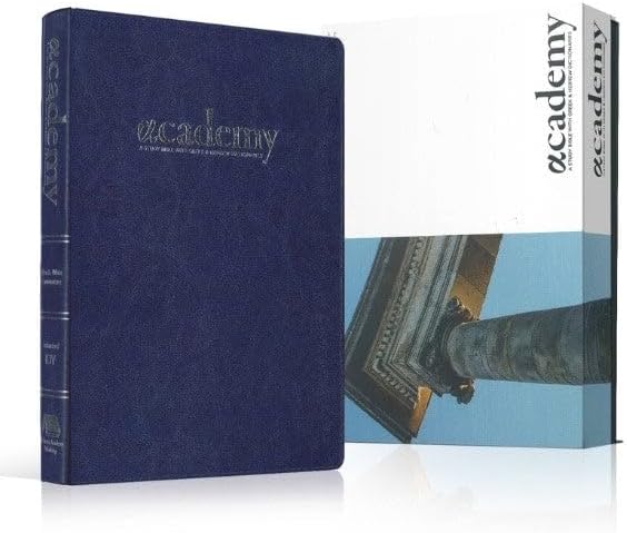 Academy Study Bible KJV with E. G. White Commentary, Concordance & Greek and Hebrew Dictionaries - Sapphire