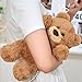 Hgplvxj Teddy Bear Stuffed Animals, 10 Inches Teddy Bear Plush Toy Birthday Christmas Valentine’s Day Gift for Kids Girlfriend (Brown)