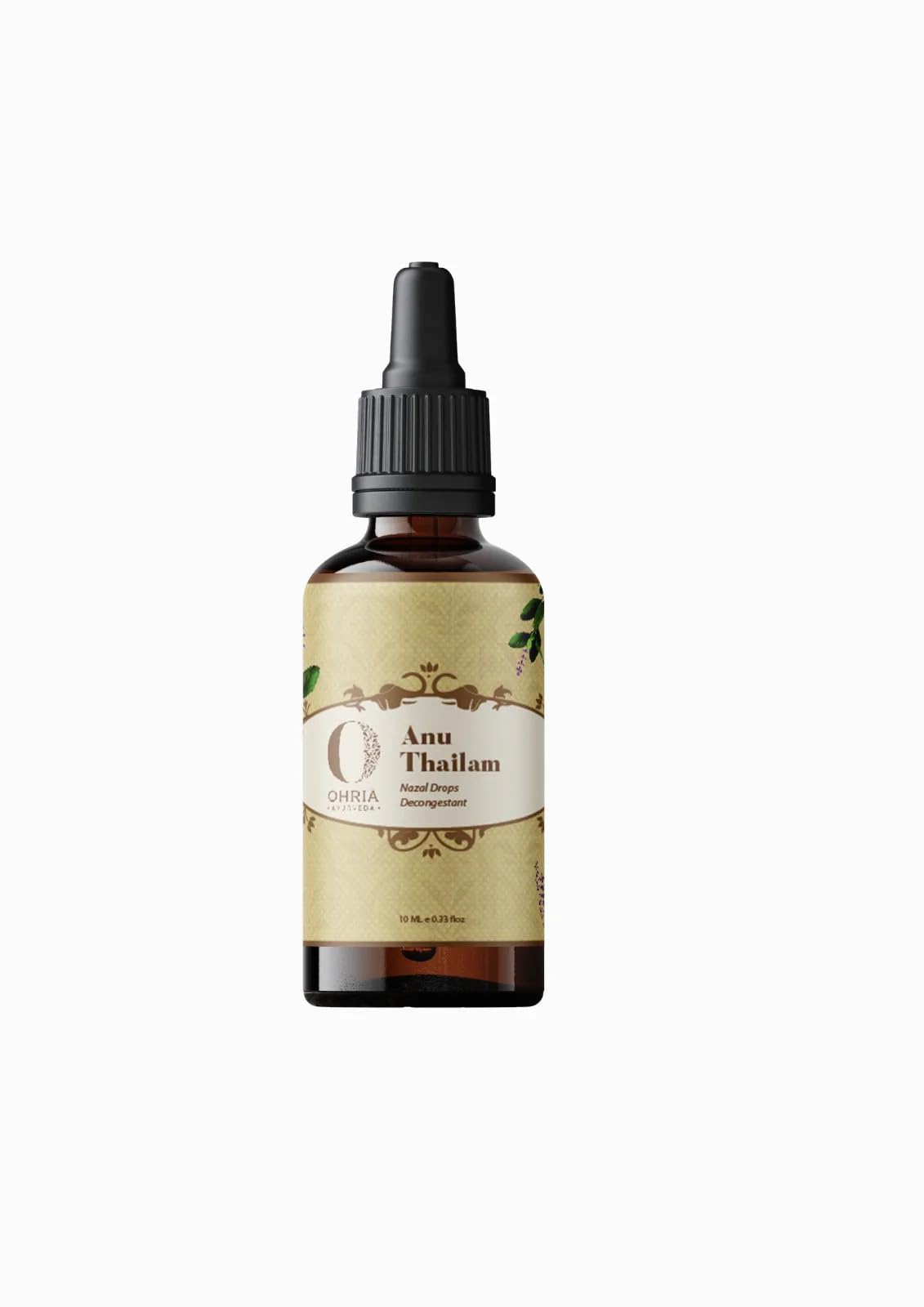 Ohria Ayurveda Anu Thailam | Ayurvedic Nasal Oil with Goat’s Milk & Sesame Oil | Relieves Sinus Congestion, Allergies, Headaches | Improves Sleep, Focus & Mental Clarity | 10ml-picture-24