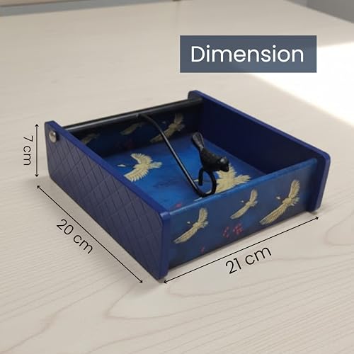 Image of Home Sparkle Napkin Storage - 1 Pack Table Napkin Holder Tray for Indoor & Outdoor Use | Kitchen, Dining, Restaurant & Home Decor