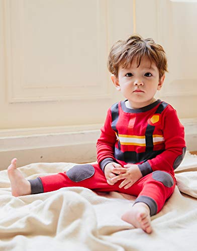 Image of VAENAIT BABY 12Months-12Years Toddler Kids Junior Boys Car Train Fireman Snug fit Sleepwear Pjs Set