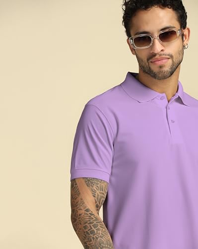 Image of VastraVibes Men's Polo Regular Fit T-Shirt
