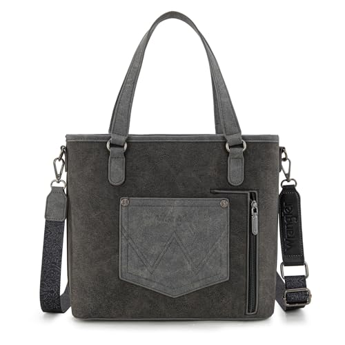 Image of Montana West X Wrangler Tote Bag for Women Western Purses with Detachable Strap Medium Satchel Handbags | with Crossbody Strap