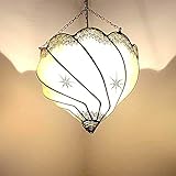 lampe kaiser vintage Caractéristiques : 35 x 50 cm (D x H) | Couleur : blanc | Matériau : cuir véritable / métal / henné | Style : oriental, marocain, asiatique, moderne, baroque, antique | Suspension intérieure orientale | Ampoule ou LED non incluse.