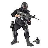 Modelforu 12 Inch Action Figures Military Set, 1/6 Scale Soldier Model Set with Weapons, Outfit and Other...