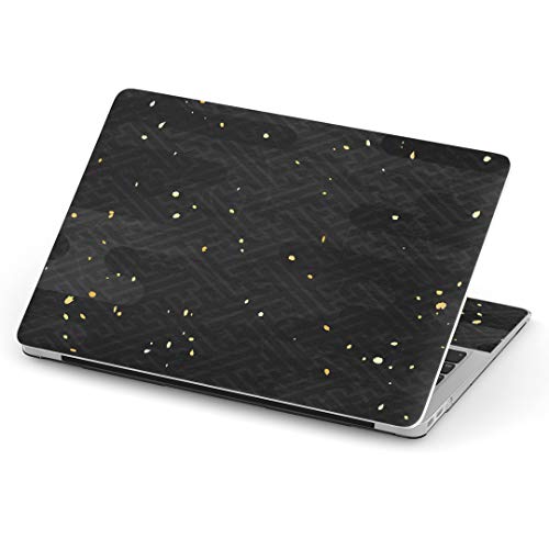 MacBook Air 13inch A1466 / A1369 専用スキンシール 2010~2017モデルまで対応 マックブック エア Mac Air 13インチ ノートブック フィルム ステッカー アクセサリー 保護 012814 和 和柄 黒