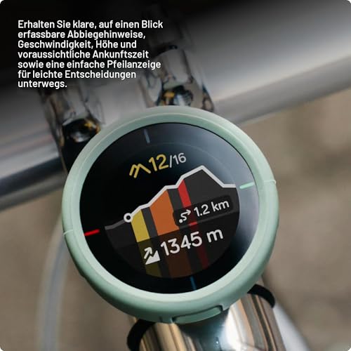 Beeline Velo 2 Navigationsgerät Ø46,4mm für Fahrrad + universelle Lenkerhalterung | Fahrrad Navigation