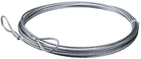 BILLET4X4 Winch Cable Extension with MEGA Hook – Galvanized - 5/16 inch X 100 ft (9,800lb MBS) (4X4 Vehicle Recovery)