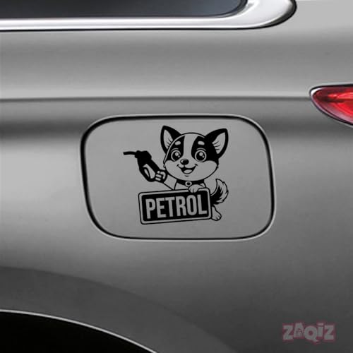 Image of Bright Petrol Sticker for Car Fuel Cap (Black)