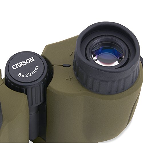 Carson Hornet 8X22Mm Lightweight And Compact Binoculars For Bird Watching, Sight Seeing, Surveillance, Safaris, Concerts, Sporting Events, Hiking, Camping,Travel And Hunting Adventures (Ht-822) #TOP4