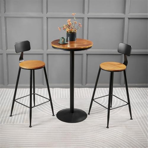 Mesa de bar para eventos compacta y mesa sencilla de madera pub 7
