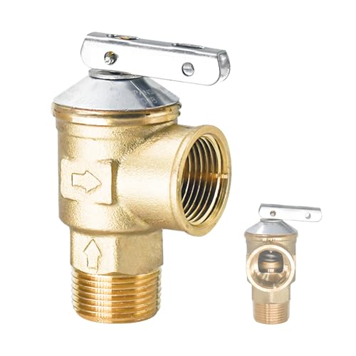 Trisinger 150Psi Temperature and Pressure Relief Valve, 3/4