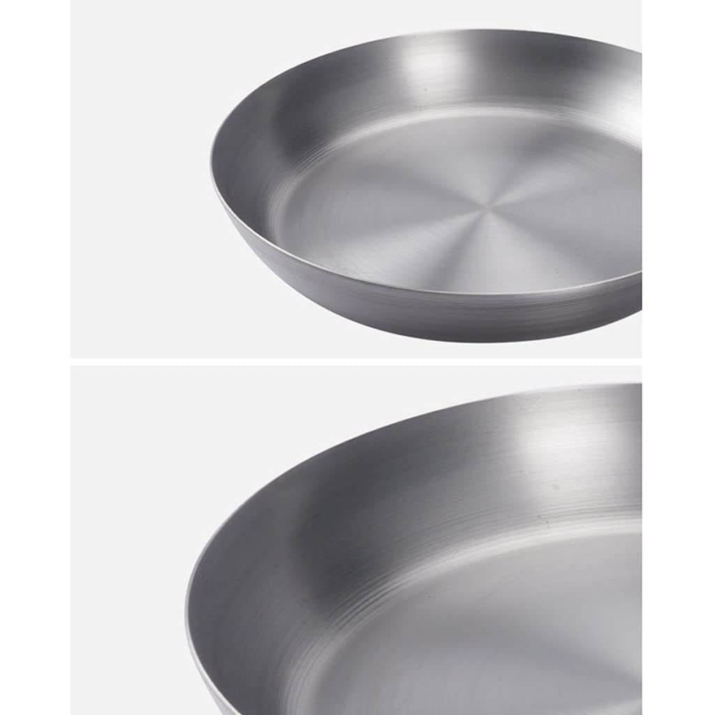 Sartenes de Fondo Plano Sartén de Hierro Fundido Sartén doméstica Olla para cocinar Sartén para Tortillas Olla de Barro de Piedra Adecuada para Estufas y cocinas de inducción Sarté,