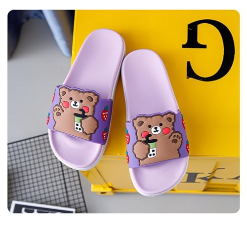 Cute Bear Summer Slippers Sandals Women Non Slip - Outdoor & Indoor Footwear For Beach Travel Shower Flip Flops Women2