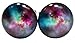 Galaxy Universe Space Unisex Mens Womens Stainless Steel Stud Earrings (6.5 Millimeters)