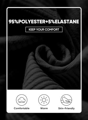 JMIERR Mens 2 Piece Jacquard Sweatsuit Outfits Hoodie Sweatshirt & Joggers Sweatpants Set Tracksuit3