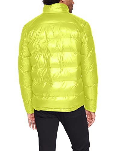 Image of GUESS Men's Mid-weight Puffer Jacket With Removable Hood