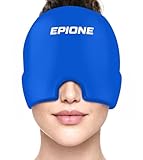 Boston Tech Cappello Emicrania, Maschera Fredda per Emicrania con Gel ad Alta Densità, Copertura 360° Effetto Antifaz, Terapia Freddo/Caldo Riutilizzabile per Mal di Testa e Stress (BLU)