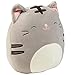 Squishmallows 8-Inch Tally The Grey Cat - Official Jazwares Plush - Collectible Soft & Squishy Kitty Stuffed Animal Toy - Add to Your Squad - Gift for Kids, Girls & Boys