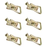 Mega Cargo Control Extra Heavy Duty E Track D Ring Tie Down Anchors (Pack of 6) Steel E Track Accessories Tie Down for ETrack System for Trailer Accessories, Motorcycle Anchor, Wheel Chock & Equipment