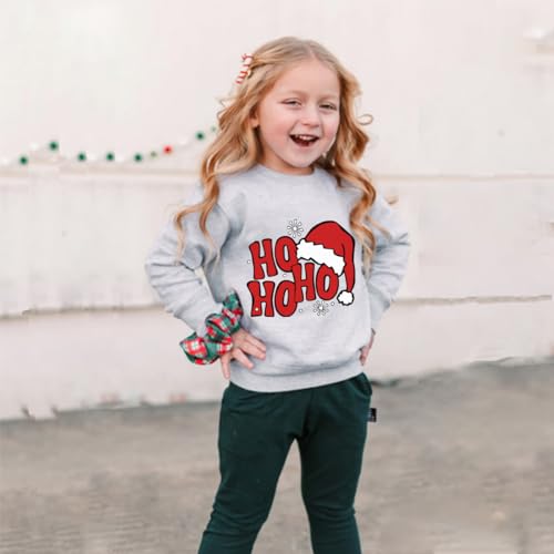Toddler Boys Christmas Sweatshirt 2 Pieces Long Sleeve Tshirts Xmas Graphic Tops 2-10 Years2