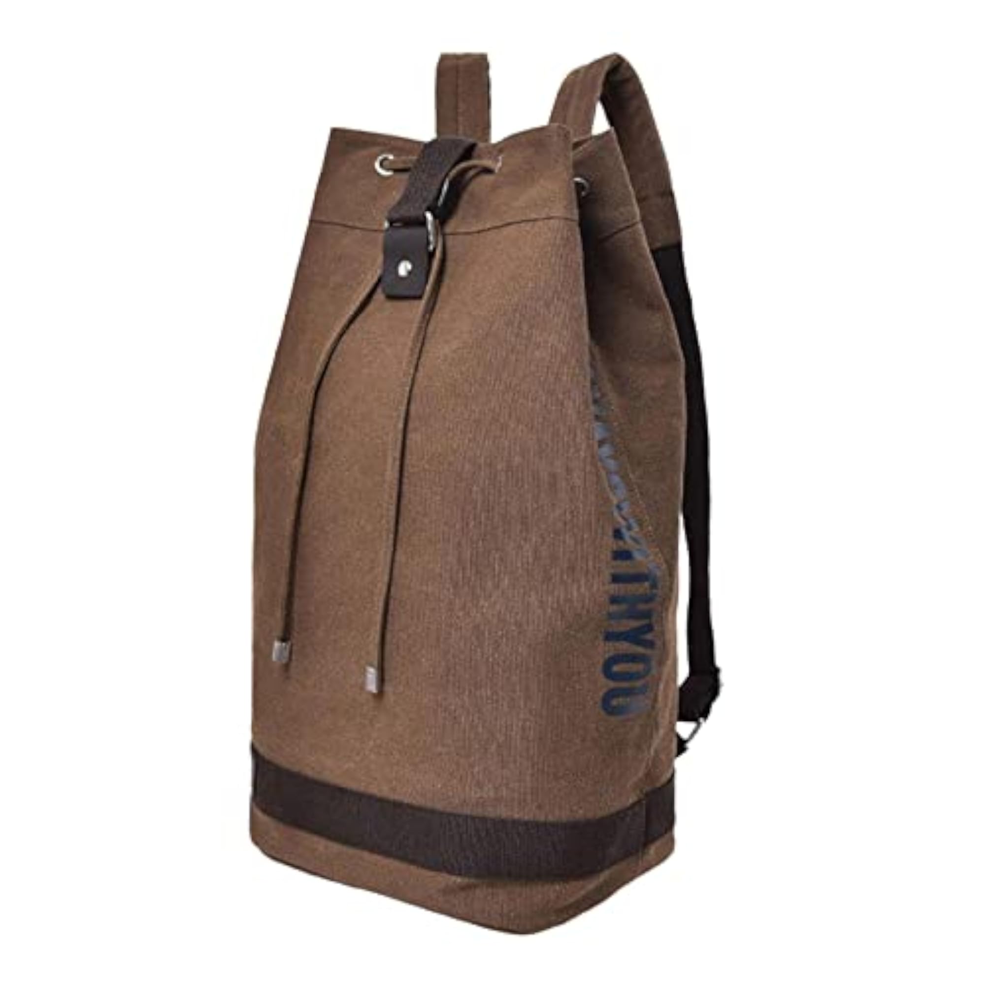Men's Canvas Rucksack Laptop Backpack for Hiking