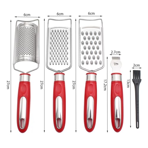 Set rallador de queso y verduras Healifty miniatura 2