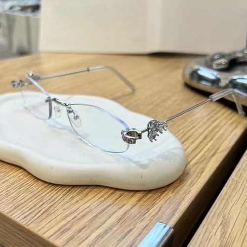 Rimless polygon Sunglasses Women Rhinestone Sunglasses 2025 Luxury Trendy Diamond Eyewear For Lady Retro bling Shades3