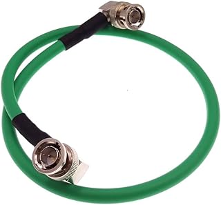 MCCAMSTORE SDI Cable BNC Cable 6G/12G (Canare LV-61S), HD-SDI/ 12G-SDI/4K/8K, Coaxial SDI Video Cable Precision Video Cable, 75 ohm SDI in/SDI Out (Green,60cm)