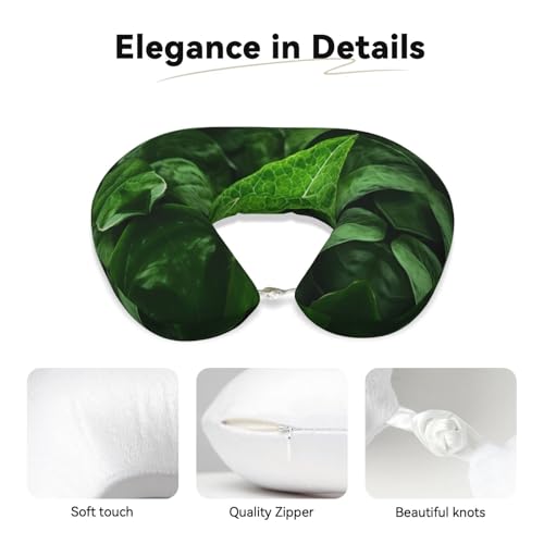 Almohada de espuma viscoelástica ergonómica verde miniatura 4