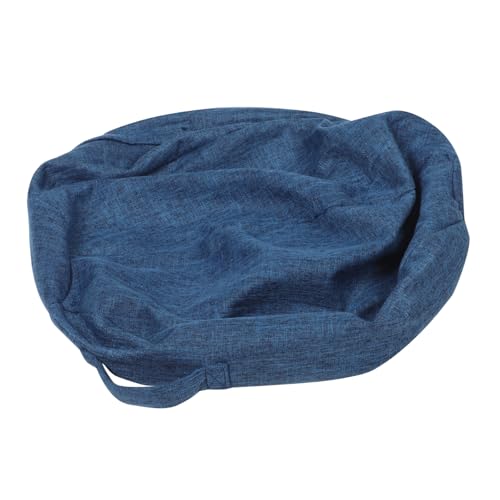 Yardwe Funda de Yoga de Algodón Transpirable para Pelota de Ejercicio Antideslizante Reutilizable Cubierta Washable para Accesorios de Yoga Diseño Minimalista y Elegante Azul
