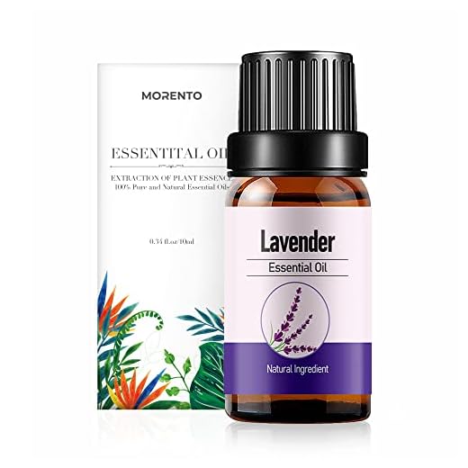 Lavender Essential Oil, MORENTO Essential Oil, Undiluted, Perfect for Aromatherapy Diffusers and Humidifiers, 10 ml (1/3oz)