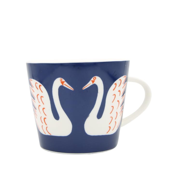 Swim Swam Swam Denim Blanc de Keith Brymer Jones : parfait pour un petit-déjeuner marin